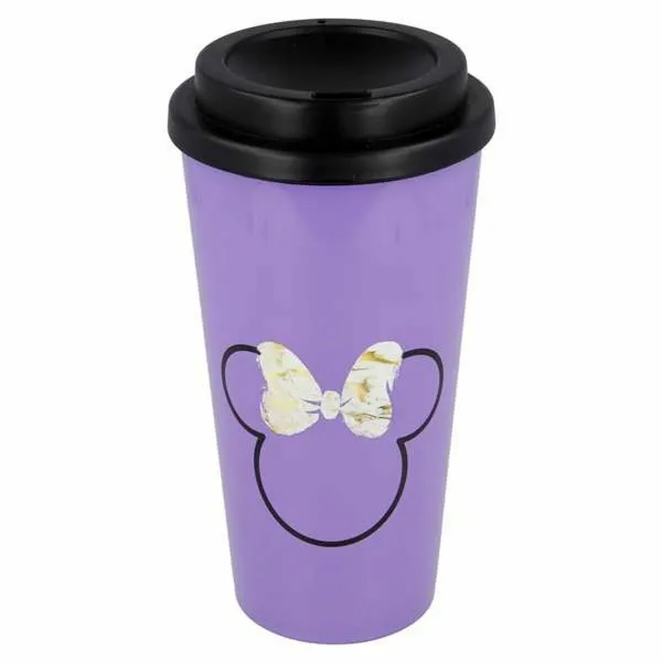 Стакан с крышкой Minnie Mouse 01049 (520 ml)