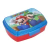 Sviestmaižu Kastīte Super Mario Plastmasa Sarkans Zils (17 x 5.6 x 13.3 cm)