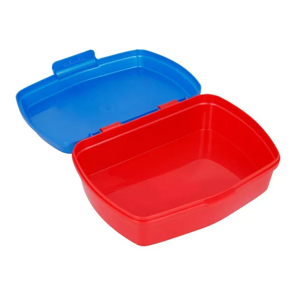 Sviestmaižu Kastīte Super Mario Plastmasa Sarkans Zils (17 x 5.6 x 13.3 cm)