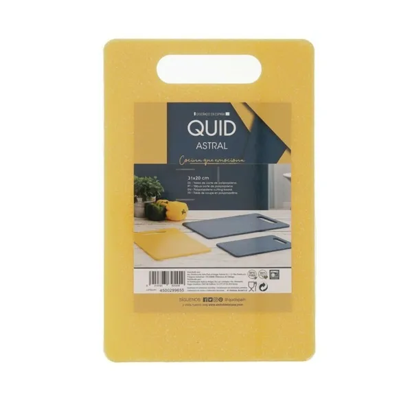 Pjaustymo lentelė Quid Astral Geltona Plastmasinis 31 x 20 x 0,5 cm