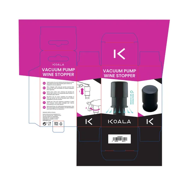 Вакуумный насос и винные пробки Koala 6640NN01
