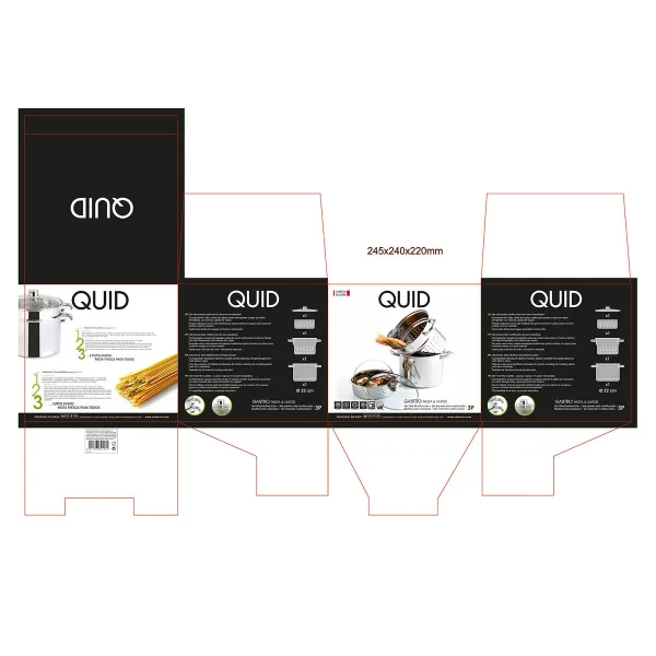 Cookware Quid (3 pcs) Stainless steel