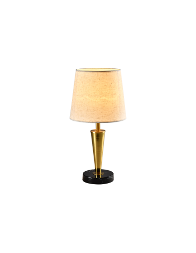 SALINA TABLE LAMP 1XE27 GOLD/FLAX