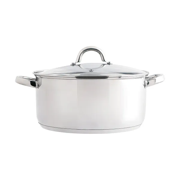 Casserole with lid Quid Ottawa 24 cm Black