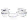 Padažinių rinkinys Luminarc Pure Box Active (5 pcs) Dvispalviais stiklas 43 x 32 x 18 cm (5 vnt.)