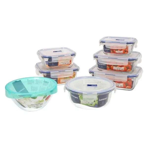 Pusdienu kastīšu komplekts Luminarc Pure Box Active (7 pcs) Stikls (7 pcs)