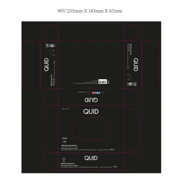 Piece Coffee Cup Set Quid Revova (12 pcs) 9 cl