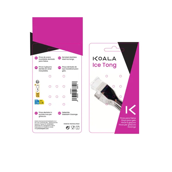 Щипцы для льда Koala Nature Металл 17 x 7,7 x 2,7 cm