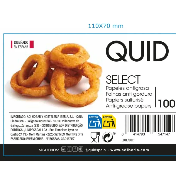 Tracing Paper Quid BIG-S2701676 Cardboard 31 x 31 cm Greaseproof (100 Units)
