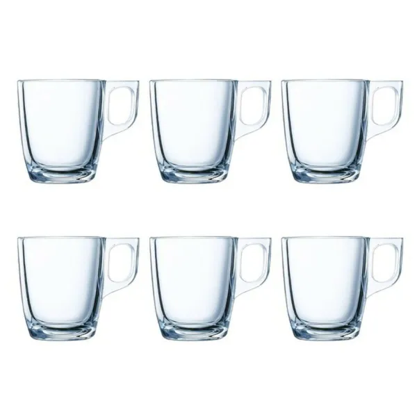 Osainen kahvikuppisetti Luminarc Nuevo Läpinäkyvä Lasi 90 ml 6 Kappaletta