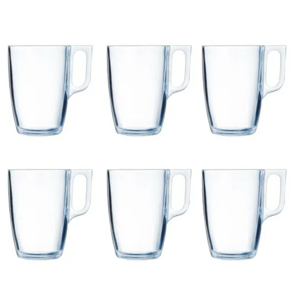 Krūzīšu komplekts Luminarc Nuevo (6 pcs) Caurspīdīgs Stikls 400 ml (6 Daudzums)