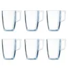 Set of Mugs Luminarc Nuevo (6 pcs) Transparent Glass 400 ml (6 Pieces)