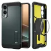 Spigen Tough Armor MagSafe - Case for Samsung Galaxy S25 Edge (Abyss Green)