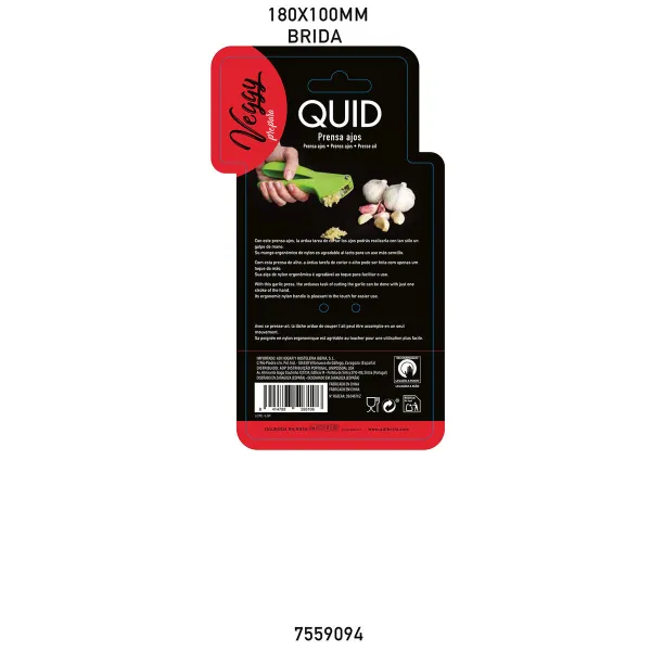 Valkosipulipuserrin Quid Veggy (21 x 10 x 3 cm)