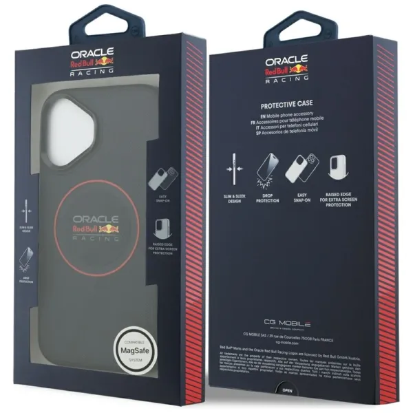 Red Bull Meshed Red Ring & Metal Buttons MagSafe - iPhone 17 Case (Navy Blue)