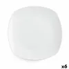 Plokščia lėkštė Quid Novo Vinci Balta Keramikinis Ø 26,6 cm 26,6 cm (6 vnt.) (Pack 6x)