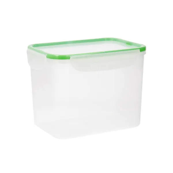 Герметичная коробочка для завтрака Quid Greenery Прозрачный Пластик (3,7 L) (Pack 4x)
