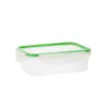 Lunch box Quid Greenery 1,4 L Transparent Plastic (Pack 4x)
