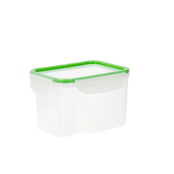 Hermetiška priešpiečių dėžutė Quid Greenery 1,8 L Skaidrus Plastmasinis (Pack 4x)