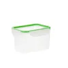 Герметичная коробочка для завтрака Quid Greenery 1,8 L Прозрачный Пластик (Pack 4x)