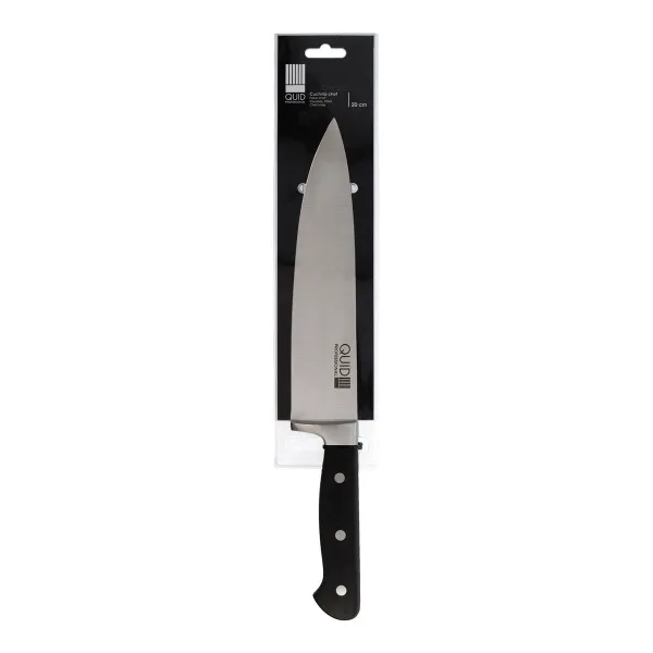 Kokkiveitsi Quid Professional Inox Chef Black Musta Metalli 20 cm (Pack 6x)