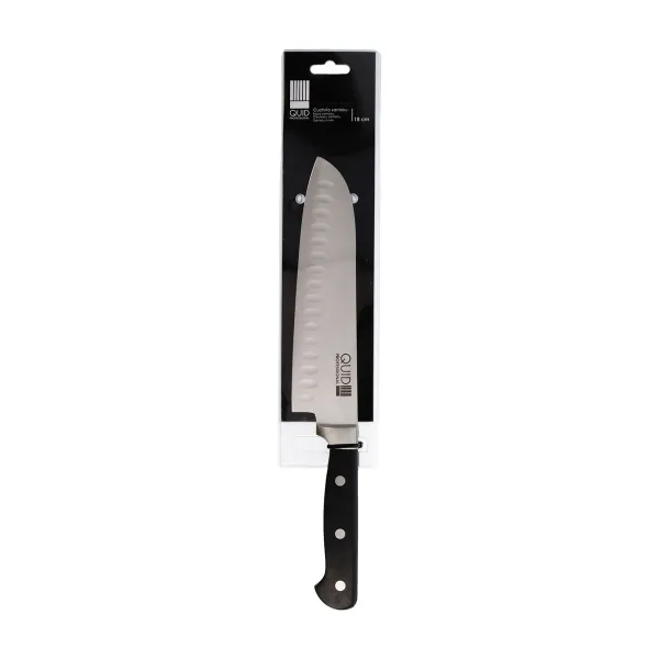 Santoku Nazis Quid Professional Inox Chef Black Melns Metāls (Pack 6x)