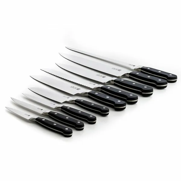Maizes Nazis Quid Professional Inox Chef Black Metāls 20 cm (Pack 6x)