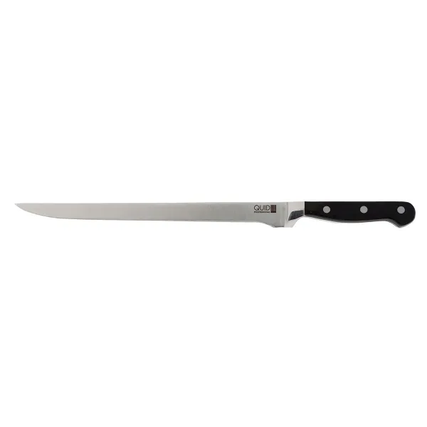 Kumpio peilis Quid Professional Inox Chef Black Metalinis 28 cm (Pack 6x)