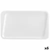 Блюдо для десертов Quid Chef Керамика Белый 25 x 15 cm (6 штук) (Pack 6x)