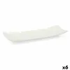 поднос для закусок Quid Select Белый Керамика 20,5 x 7,5 cm (6 штук) (Pack 6x)