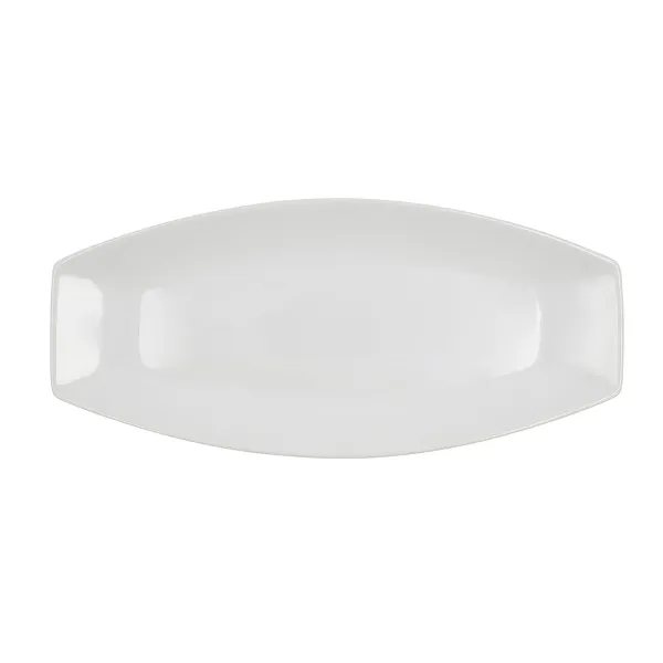 Pasniegšanas Plate Quid Gastro Keramika Balts (40 x 17,5 x 3,5 cm) (Pack 4x)