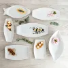 Serviravimo Lėkštė Quid Gastro Keramikinis Balta (31 x 14,5 x 5,5 cm) (Pack 6x)