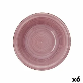 Салатница Quid Vita Peoni Керамика Розовый (6 штук) (Pack 6x)