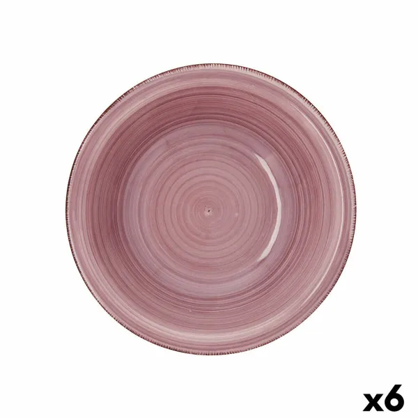 Salaattikulho Quid Vita Peoni Keraminen Pinkki (6 osaa) (Pack 6x)