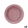 Салатница Quid Vita Peoni Керамика Розовый (6 штук) (Pack 6x)