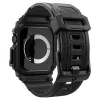 Spigen Rugged Armor Pro - Band with Case for Apple Watch 10 42 mm (Matte Black)