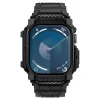 Spigen Rugged Armor Pro - Band with Case for Apple Watch 10 42 mm (Matte Black)