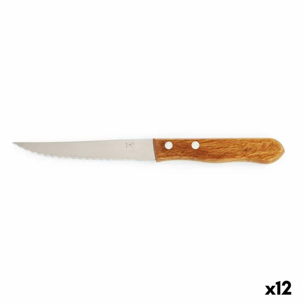 Lihaveitsi Amefa Steak Madera Teräs Metalli 12 osaa 20,5 cm (Pack 12x)