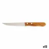 Meat Knife Amefa Steak Madera Steel Metal 12 Units 20,5 cm (Pack 12x)