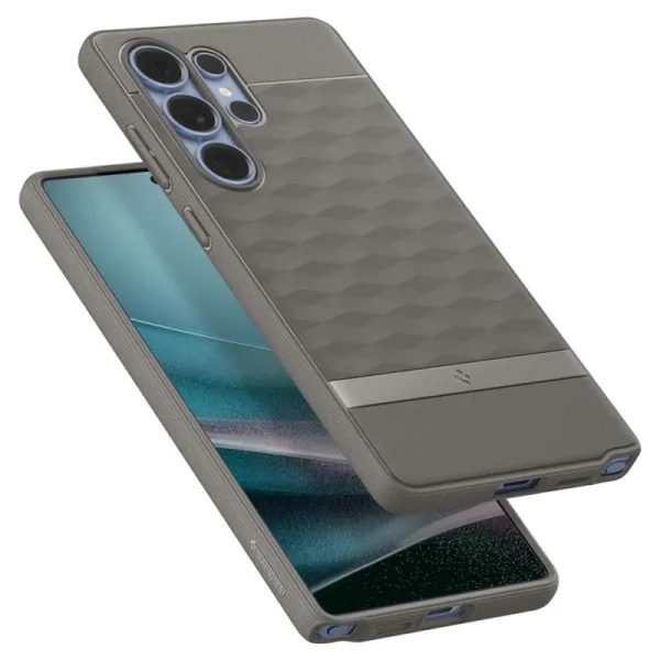 Spigen Parallax Mag MagSafe - Case for Samsung Galaxy S25 Ultra (Ash Grey)