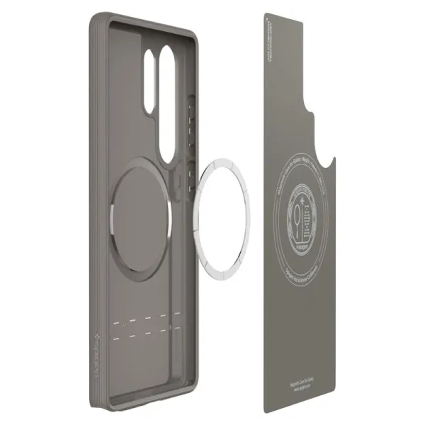 Spigen Parallax Mag MagSafe - Case for Samsung Galaxy S25 Ultra (Ash Grey)