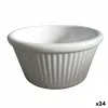 Annosvuoka Quid Professional Melamina Valkoinen Muovinen 7 x 7 x 3,5 cm Annosvuoka (24 osaa)