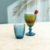 Lasi Bidasoa Blue Moon Sininen Lasi 240 ml (6 osaa)