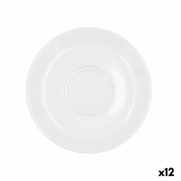 Тарелка Bidasoa Glacial Белый Керамика Ø 15 cm (12 штук) (Pack 12x)