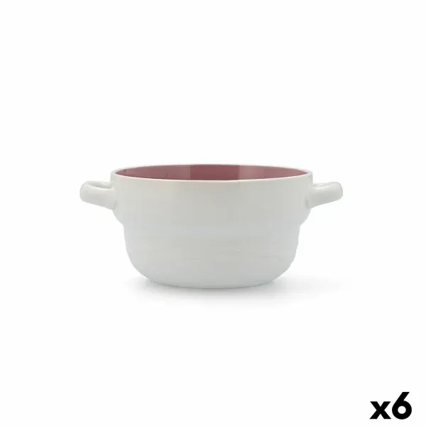 Keittokulhot Quid Vita Peoni Pinkki 500 ml (6 osaa)