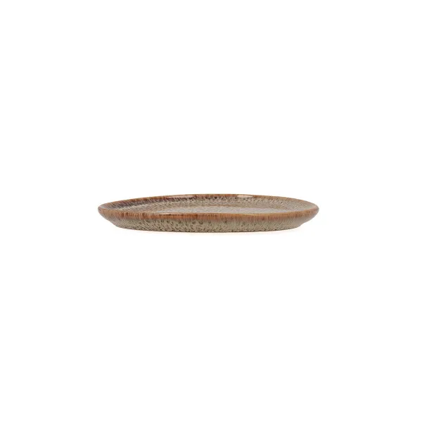 Плоская тарелка Bidasoa Ikonic Керамика Коричневый (11 x 11 x 11 cm) (Pack 12x)