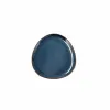 Litteä Lautanen Bidasoa Ikonic Sininen Keraminen 11 x 11 cm (12 osaa) (Pack 12x)