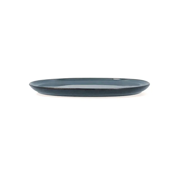 Plokščia lėkštė Bidasoa Ikonic Keramikinis Mėlyna (20,2 x 19,7 x 1,3 cm) (Pack 6x)