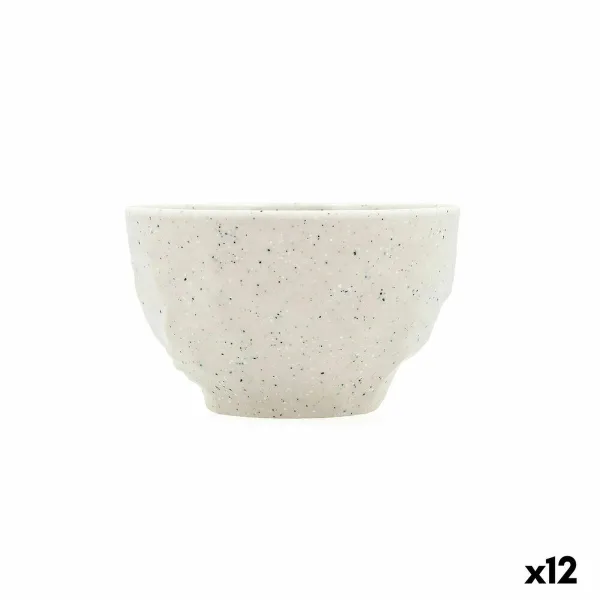 Uzkodu Bļoda Bidasoa Ikonic Pelēks Plastmasa Melamīna 11,5 x 11,5 x 7 cm (12 gb.)