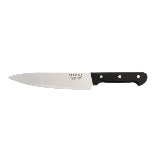 Поварской нож Sabatier Universal Чёрный Металл 20 cm (6 штук)